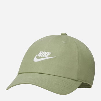 Кепка Nike U NSW H86 FUTURA WASH CAP 913011-386 MISC Oil Green/White (0196153653740)
