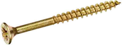 Шуруп ST 955 6х160 универсальный с п/г цинк желтый PZ3 ч/р Steelfix 10 шт (012495)