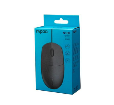 Мышь проводная RAPOO N100 Black USB