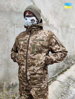 Костюм тактичний зимовий Softshell Піксель 54