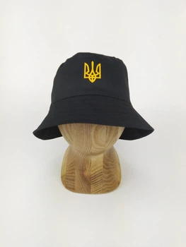 Панама Класическая Мужская Черная с Гербом Gi P-50