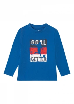 Футболка-лонгслив хлопковый для мальчика Lupilu LIDL 369969 098-104 см (2-4 years) Синий