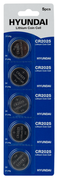 Батарейка Hyundai CR2025 Blister 5 (6793744)