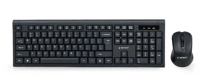 Комплект Gembird KBS-WM-03-UA, Black (клавіатура+миша)