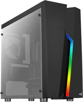 Корпус Aerocool PGS BOLT MINI BLACK RGB (AEROPGSBOLTMINI-BK-R)