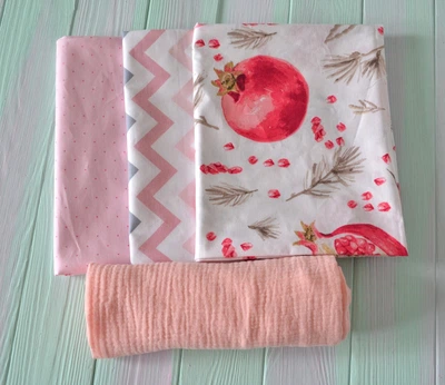 Набір пелюшок 4 шт (бязь, муслін) Baby Textile 162373665