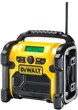 Odbiornik radiowy DeWalt radio Worksite Czarny, Żółty (DCR019-QW)