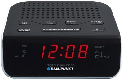 Радіоприймач Blaupunkt radio Clock Black, White (CR5 WH)