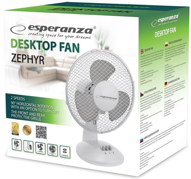 Wentylator Esperanza EHF004WE