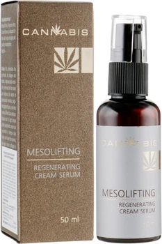 Крем-сироватка конструктор контуру обличчя з екстрактом канабісу - Cannabis Mesolifting Regenerating Cream Serum 50ml (658433-4089)