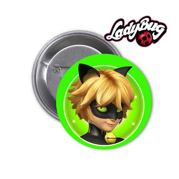 Значок Miraculous Tales of Ladybug Cat Noir Леди Баг и Супер Кот #04