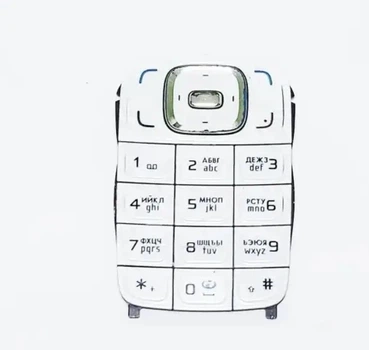 Клавіатура мобільна (для кнопочного телефона) для телефона Nokia 6131 Білий