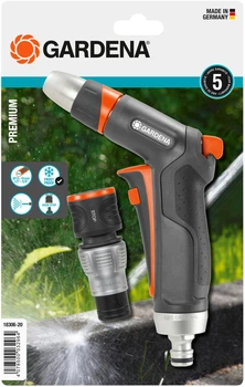 Пистолет-наконечник для полива Gardena Premium 2в1 + соединитель Premium 13 мм 1/2" (4078500032964)