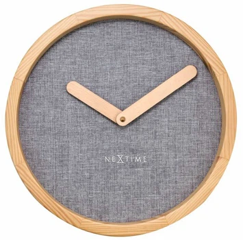 Часы настенные NeXtime Calm Grey Ø30 см Серый