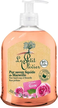 Рідке мило Троянда Le Petit Olivier Vegetal Oils Soap Liquid Rose 300ml (235750-918421-2)