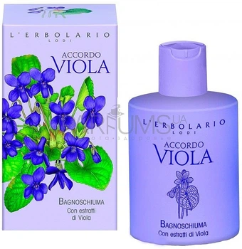 Пена для ванны "Фиалка" L'Erbolario Bagnoschiuma Accordo Viola 300ml (469271-859449-2)