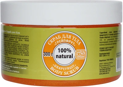 Скраб для тіла "Грейпфрут" Яка 300g (521867-523074-2)
