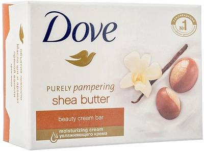 Крем-мило "Обійми ніжності" Dove Purely Pampering Shea Butter 90g (648009-911228-2)