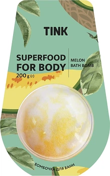 Бомбочка-гейзер для ванн Tink SuperFood for Body Melon Bath Bomb 200g (200 г) (897828-1003810-2)