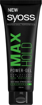 Гель для волос максимально сильной фиксации Syoss Max Hold Power-Gel 250ml (513375-522404-2)