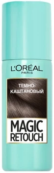 Тонирующий спрей для мгновенной маскировки седых корней волос L'Oreal Paris Magic Retouch Темно-каштановый (675769-928995-2)