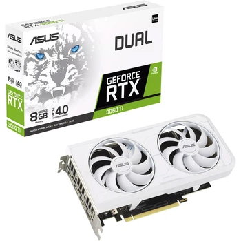 Видеокарта ASUS Dual GeForce RTX 3060 Ti White Edition 8GB GDDR6X (DUAL-RTX3060TI-8GD6X-WHITE) [79030]