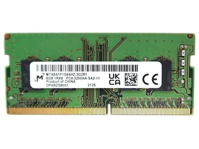 SODIMM 8Gb DDR4 3200MHz Micron MTA4ATF1G64HZ-3G2R1 б/в