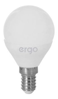 Лампа ERGO Standard G45 E14 5W 220V Тепл.Біл. 3000K Мат. н/Дим.