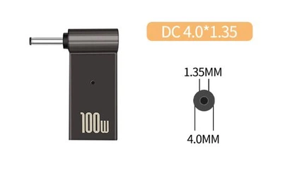 Адаптер PD 100W USB Type-C Female to DC Male Jack 4.0x1.35 mm – для заряджання ноутів ASUS (PD100W-4.0x1.35mm)