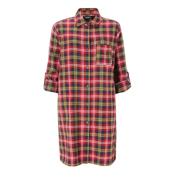 Жіночі сорочки YI2319476 DKNY M 644 - Fire Plaid червоний