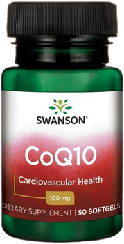 Коензим Q10 Swanson CoQ10 100 мг 50 капсул (SWU560)
