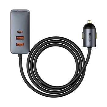 Автомобильное зарядное устройство Baseus Share Together PPS multi-port 120W серый (CCBX-120U3X, CCBT-B0G)