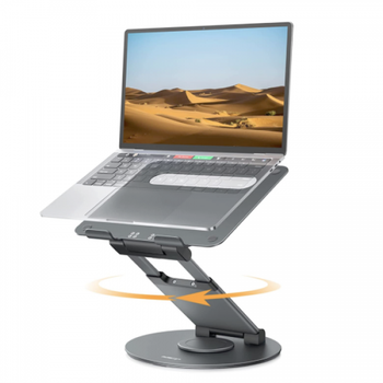 Подставка для ноутбука Nulaxy Telescopic 360 Rotating Laptop Stand Gray (LS-18)