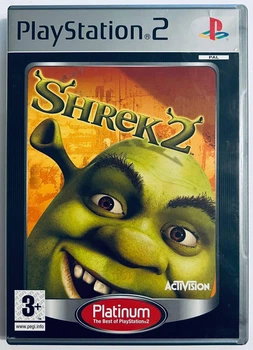 Shrek 2 Platinum, Б/У, английская версия - диск для PlayStation 2