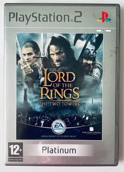 The Lord of the Rings, The Two Towers Platinum, Б/У, английская версия - диск для PlayStation 2