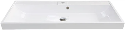 Раковина, умывальник накладной, искусственный камень ADAMANT Streng-100 New 990x410 White