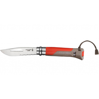 Нож Opinel 8 Outdoor красный (001714)