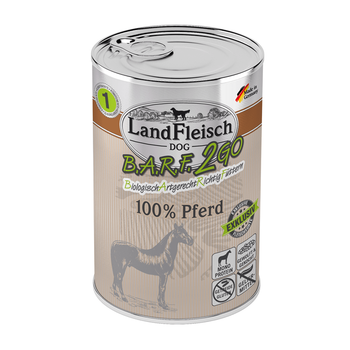 Консерви для собак Landfleisch B.A.R.F.2GO 100% pferd (з коніною)