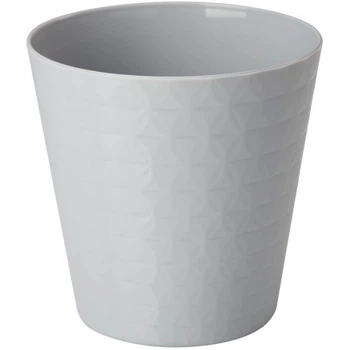 Горшок FormPlastic Диамант мини-13 круглый, 1,1 л платина (3720-040)