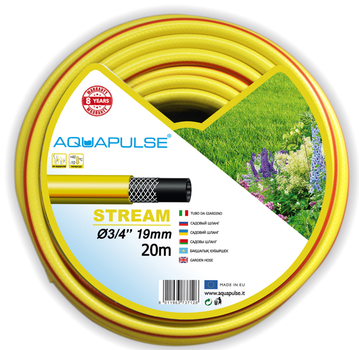 Шланг для поливу Stream 19мм (3/4"), 20м, Аквапульс