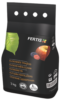 Комплексное минеральное универсальное удобрение Fertis (Фертис), 3кг, NPK 5.15.25, Осень