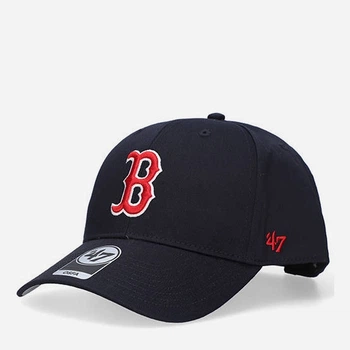 Кепка літня 47 Brand Mvp 47 Brand BOne Sizeton Red Sox Raised Basic B-Rac02Ctp-Ny One Size Темно-синя (193234074845)