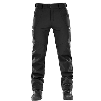 Штаны военные тактические Soft Shell M-Tac Winter Black, зимние штаны для военных для полиции 2XL TR_1319-3