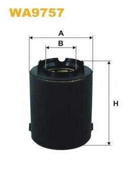 Фільтр повітря Audi A3 II, Seat Altea, Toledo III, Skoda Octavia II, VW Bora II, Cad Wix Filters (WA9757) WIX Filters (WA9757)