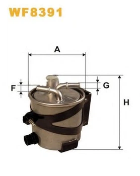 Фильтр топлива WIX FILTERS 980/6 = WF8391 WIX Filters (WF8391)