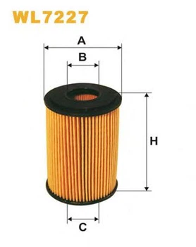 Фильтр масла WIX FILTERS 640/4 = WL7227 WIX Filters (WL7227)