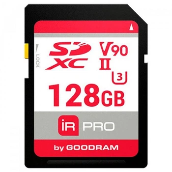 Карта памяти SD GoodRAM IRP-S9B0-1280R11 Secure Digital 128Гб IRDM PRO SDXC V90 UHS-II U3 Retail