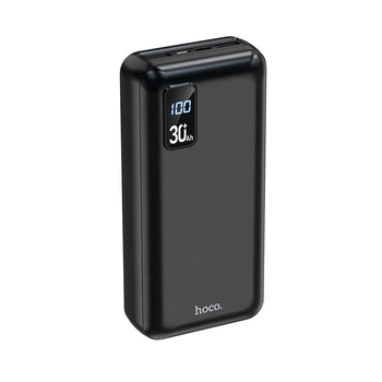 PowerBank HOCO Serenity digital display large capacity DB34B 30000mAh |2USB/Type-C, 2A| black