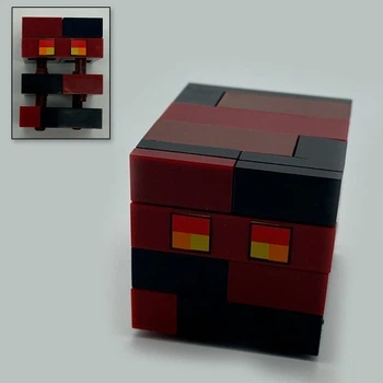 Фигурка iBlock Магмовый куб Майнкрафт Magma Cub Minecraft 4.5 см