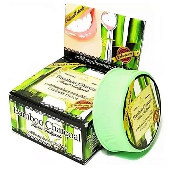Зубная паста с бамбуковым углем Rochjana Bamboo Charcoal Herbal Toothpaste 30 гр